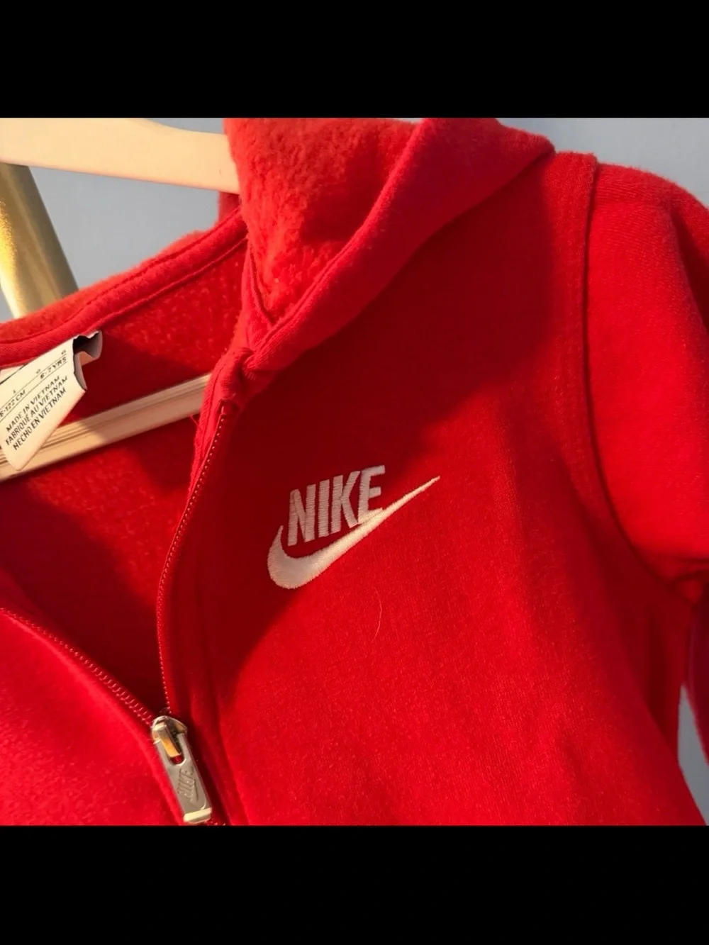 ⚡️⭐️Nike Unisex Kids Zip Up Sweatshirt - Size: 7 (6-7 Years)